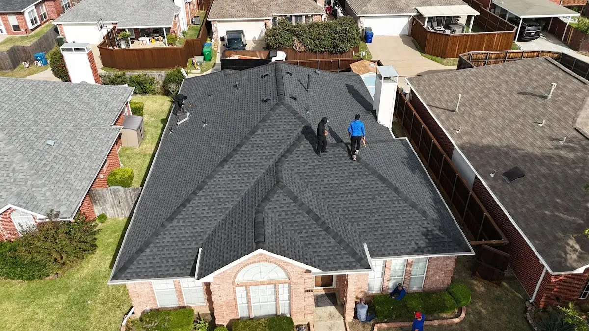 Slate & Tile Roof Repair work in progress on a Kingsford property